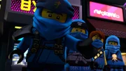 Die Ninjas erhalten Hilfe von einer Gruppe Rebellen, die sich "Die Liga der Jays" nennen. Wissen sie etwa, wo Jay ist?