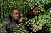 l-r: DS Tyrone Clarke (Ukweli Roach), DS Michael McAndrews (Jamie Sives)