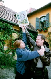 Marianne Sägebrecht (Tanja Kraus), Herbert Föttinger (Walter Stift).