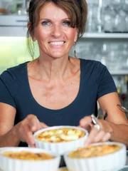 La patronne, die Wirtin: Christiane Wilfling in ihrem Wiener Lokal Basilicum.