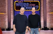 Die Kandiaten: Der Komiker und Schauspieler Markus Maria Profitlich (l.) und der Kabarettist und Musiker Rüdiger Hoffmann (r).