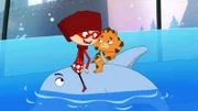 Jean Cat mag nicht im Aquarium des Großen Gefährlichen Gangsters sein.