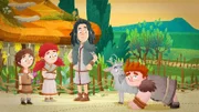 Brock und die Ziege haben von einem seltsamen Sud getrunken. Jetzt verhalten sie sich komisch.