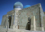 Das Mausoleum des Hodscha Ahmed Yasawi - Pilgerfahrt nach Turkestan (Kasachstan).
