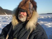 Pat Moore communicates with his fellow eelers to find the best place to catch them.
