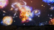 Bei Supernova-Explosionen wurden große Mengen chemischer Elemente freigesetzt.