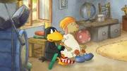 Socke und Wolle haben Angst vor Einbrechern.