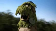 Huch, was ist denn das? Ein grünes Monster!