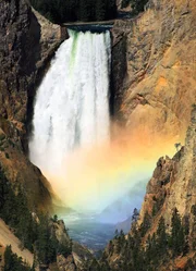 Tosende Wasserfälle im Frühjahr gehörten zu den spektakulären Naturschauspielen im Yellowstone-Nationalpark.