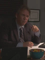 Raquel's boss, the school principal, talks to detectives.