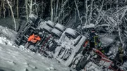 Jo Roger at a rescue of a toppled over truck.