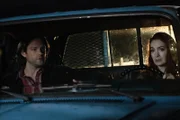 L-R: Sam Winchester (Jared Padalecki) and Charlie Bradbury (Felicia Day)