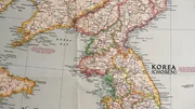 1945 map of Korea.