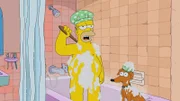 Homer (l.); Knecht Ruprecht (r.)