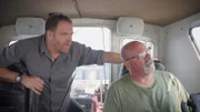 Josh Gates (l.)
