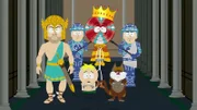 Butters (3.v.l.), The Lollipop King (3.v.r.), Snarf (2.v.r.)