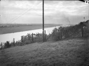 Blick auf Floridsdorf und Donau.
