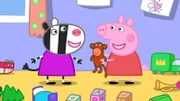 Zoe Zebra besucht Peppa.