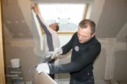 Der Innenausbau des Hauses geht voran.