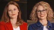 Stefanie Brandes (l.), Geschäftsführerin der Aldiana GmbH, TV-Show-Kandidatin Jana (r.)