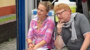 Eva Brenner und Bauleiter Wolfgang.