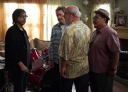 (v.l.n.r.) Glen (Rob Bruner); Jimmy DiMeo (John Ross Bowie); Carl (Kyle Gass); Weird Pete (Derek Basco)