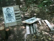 Target practice with the boys.