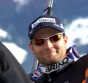 Abfahrts- und Super-G-Sieger Stephan Eberharter.