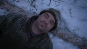 Michael Manzo liegt im Schnee (National Geographic)