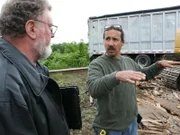 L-R: Lee Danley and our salvage and beam expert, Tom Joyal.