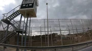 Dezember 2018 die Grenzanlagen von Ceuta, spanische Exklave in Afrika