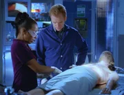 Alexx (Khandi Alexander) und Horatio (David Caruso) stellen erschreckt fest, dass der Tote Junkie radioaktiv verseucht ist...