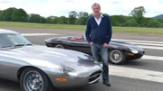 Jeremy Clarkson mit Jaguar Eagle Low Drag GT