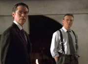 Wesley Wyndam-Pryce (Alexis Denisof, l.), Rupert Giles (Anthony Stewart Head)