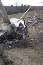Teile des US-Luftwaffenflugzeugs, das Regierungsvertreter und hochrangige Besucher beförderte