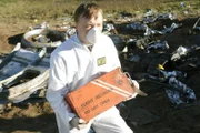 Das NTSB birgt den Flugschreiber