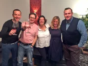 V.l.: Gastgeber Alois, Graham, Sandra, Katharina "Kathi" und Peter