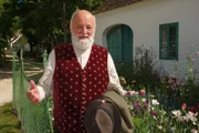 Sepp Forcher im Museumsdorf Niedersulz, Niederösterreich.