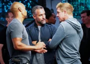 Von links: Daniel 'Hondo' Harrelson (Shemar Moore), David 'Deacon' Kay (Jay Harrington) und Dominique Luca (Kenny Johnson)  Die Verwendung des sendungsbezogenen Materials ist nur mit dem Hinweis und Verlinkung auf TVNOW gestattet.
