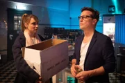 Kirstin Mahler (Laura Maria Heid, l.); Patrick Körner (Florian Panzner, r.)
