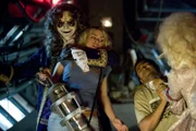 PICTURE SHOWS: BILLIE PIPER as Rose, NOEL CLARKE as Mickey and CLOCKWORK DROIDS DOCTOR WHO SERIES 2