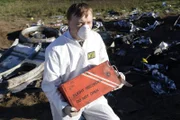 Das NTSB birgt den Flugschreiber