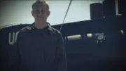 Der dänische U-Boot Konstrukteur Peter Madsen vor seinem U-Boot Nautilus. Er wurde wegen Mordes verurteilt.