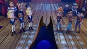 Käpt'n Flint teilt den enttäuschten Schülern der Pirate Academy mit, dass zur Horrorshow-Aufführung in der Bibliothek nur die Erwachsenen Zutritt haben.