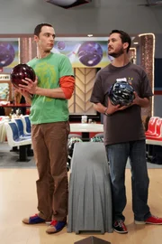 Treten gegeneinander an: Sheldon und Wil Wheaton ...