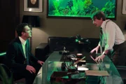 Robin und ihr Therapeut kommen sich näher, während Marshall (Jason Segel, l.) mit der Arbeit seines Boss Garrison Cootes (Martin Short, r.) nicht ganz zufrieden ist ...