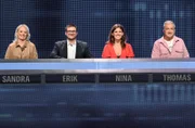 Die Kandidat:innen (v.l.n.r.): Sandra Kalbach, Erik Schößer, Nina Schmitt und Thomas Ganschow.