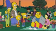 Maggie; Marge; Homer; Lisa; Bart; Jeff; Kumiko