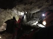 Höhlen sind wie Zeitkapseln. In ihren Formen lesen Geologen wie in einem Buch der Erdgeschichte, erkennen Spuren vergangener Naturereignisse, können auf die Umweltbedingungen der Oberwelt schließen. Aus den Stalagmiten des Höllochs lässt sich zum Beispiel die Klimageschichte der vergangenen 130.000 Jahre rekonstruieren.