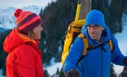 Biwak-Vorbereitungen am Ofterschwanger Horn: Annette Krause und Michael Schott aus Bolsterlang. Weiteres Bildmaterial finden Sie unter www.br-foto.de.